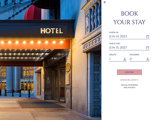 Hospitality Booking Engine Integration